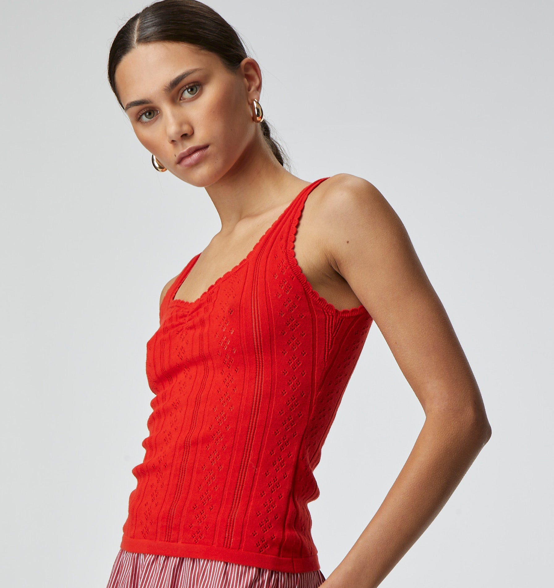 Sawyer Knit Top - Red