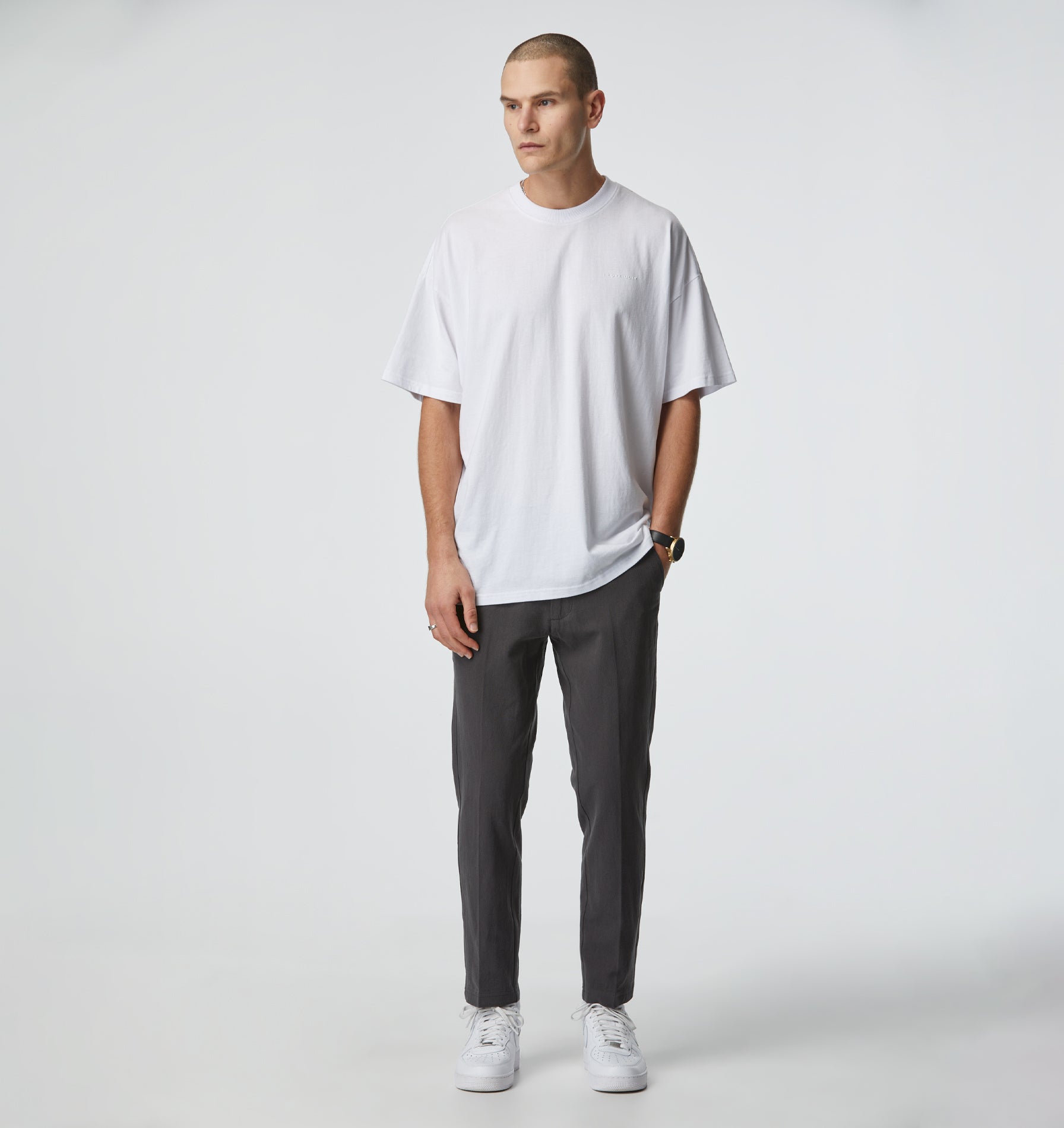 Linen Slim Kobe Pant  - Tall - Charcoal