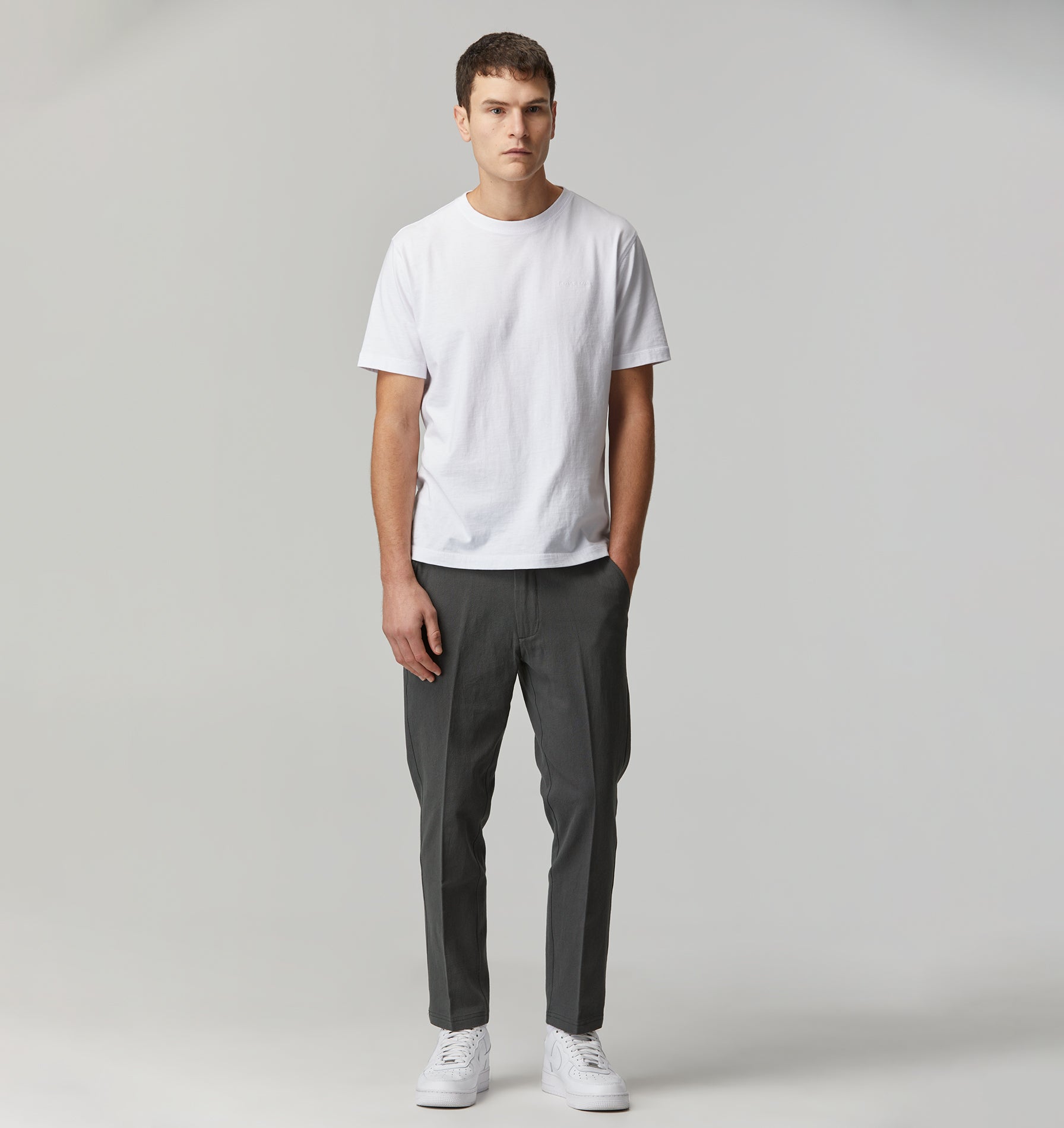 Linen Slim Kobe Pant - Tall - Washed Black