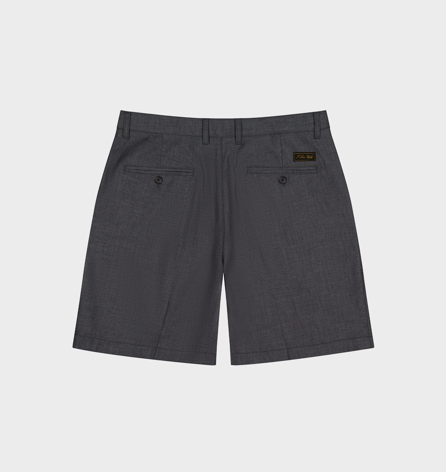 Quincy Pleated Short - Charcoal