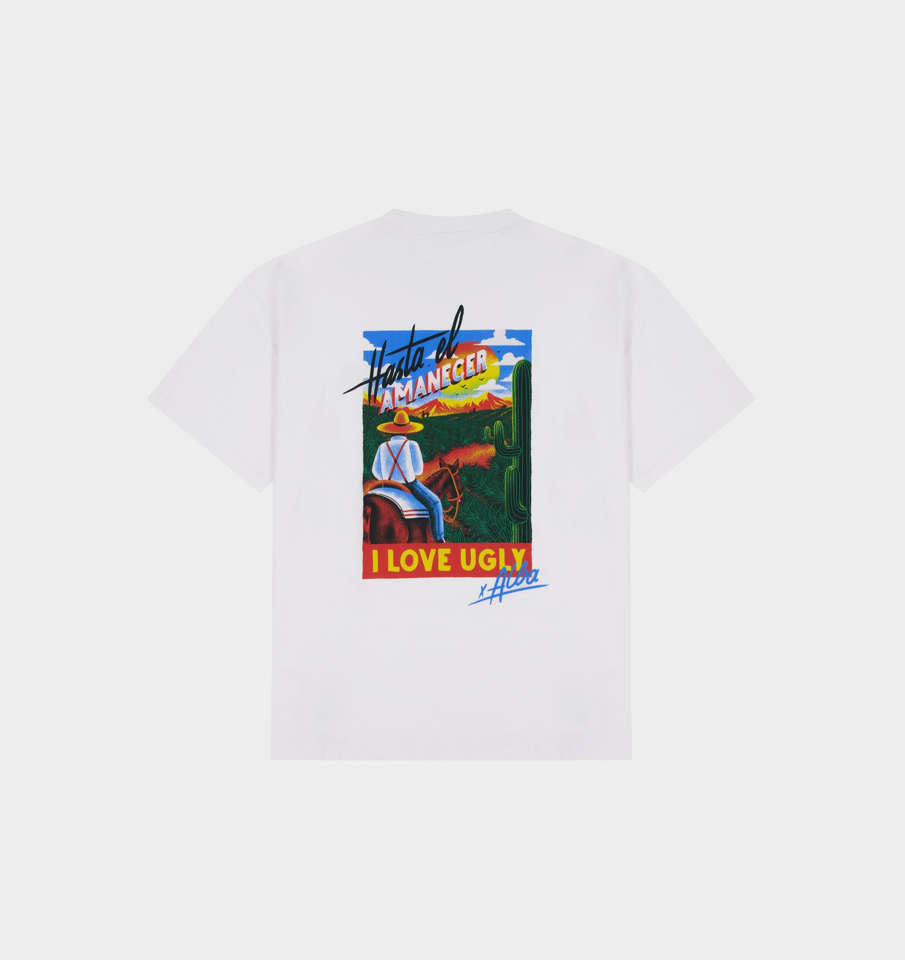 ILU x Alba Box Tee - White