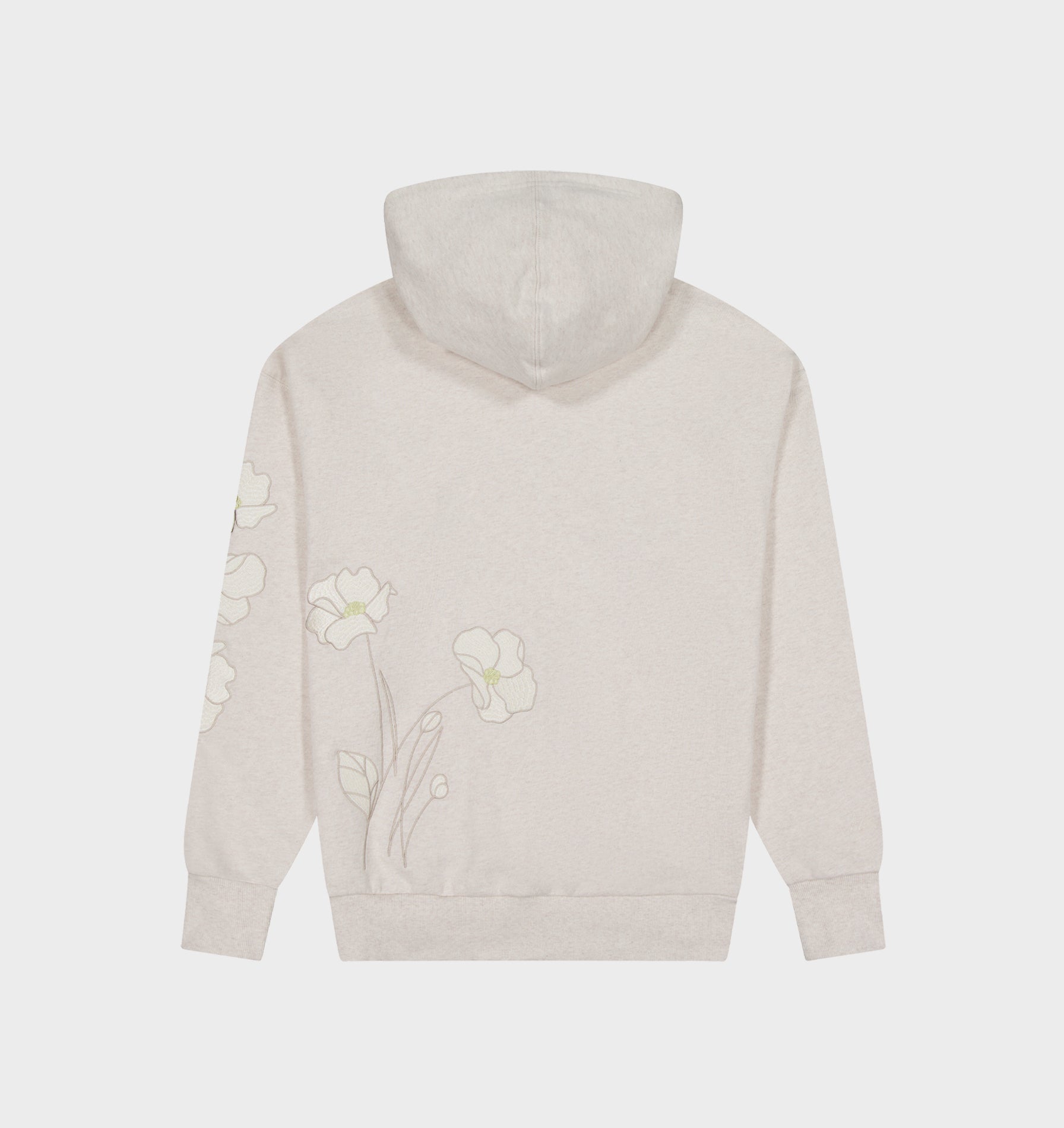 Botanica Embroidered Box Hood - Oatmeal