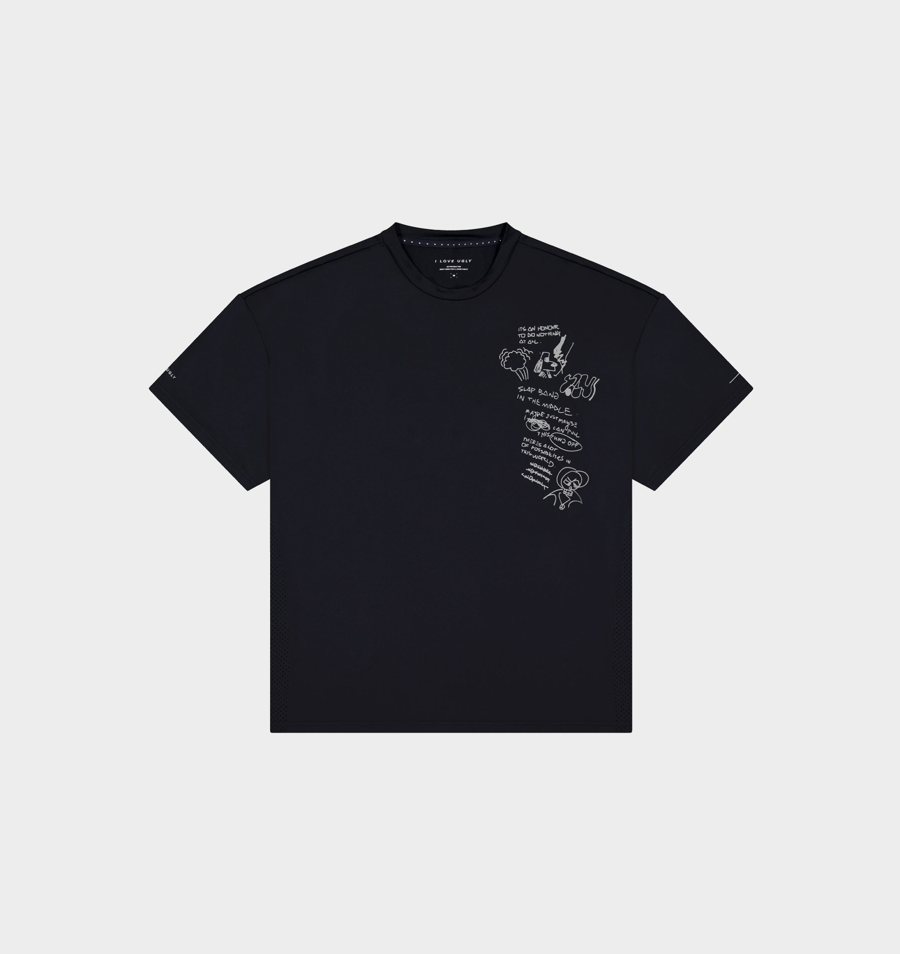 Brain Storm Active Box Tee - Black