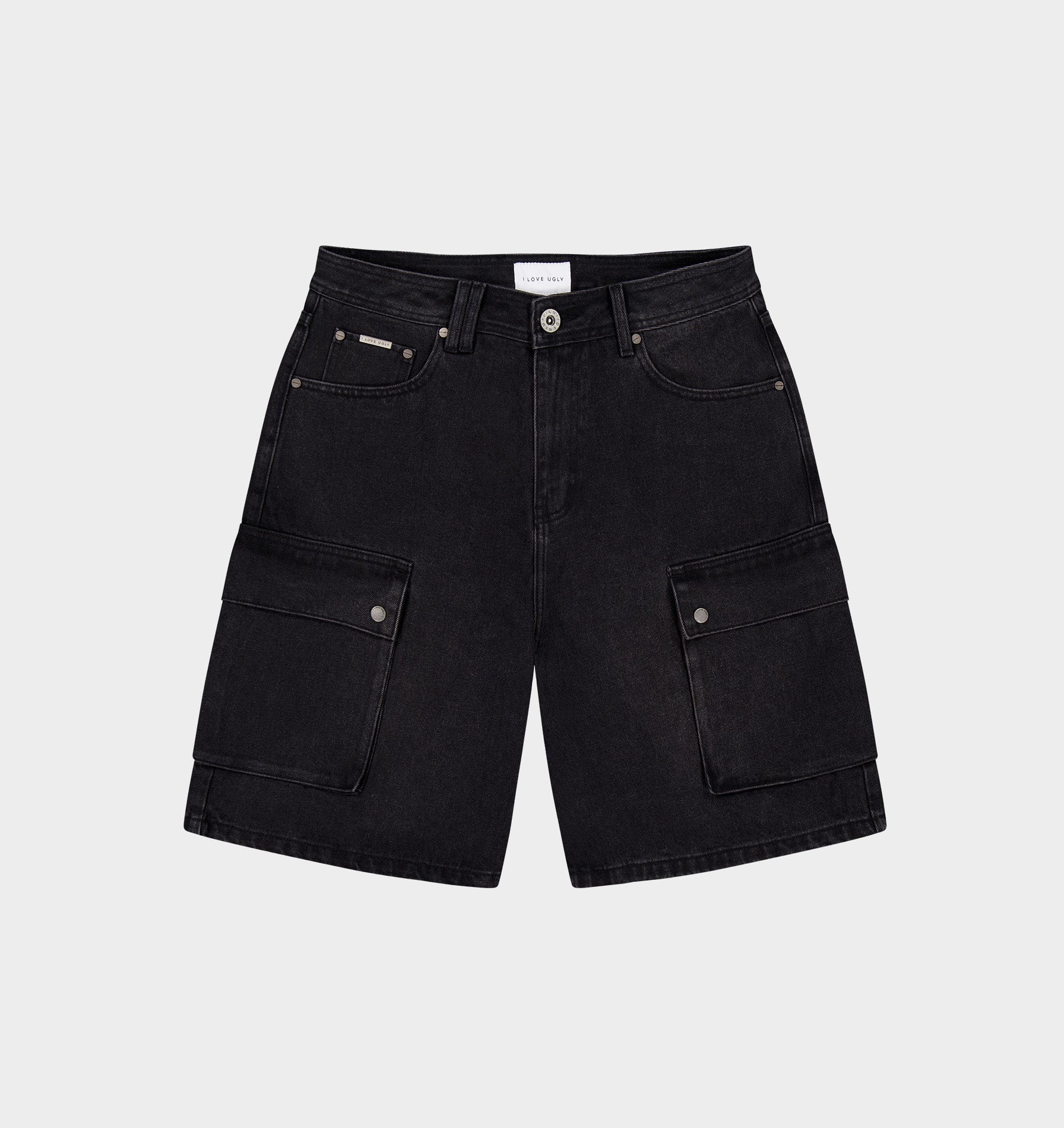 Bronson Cargo Short Washed Black