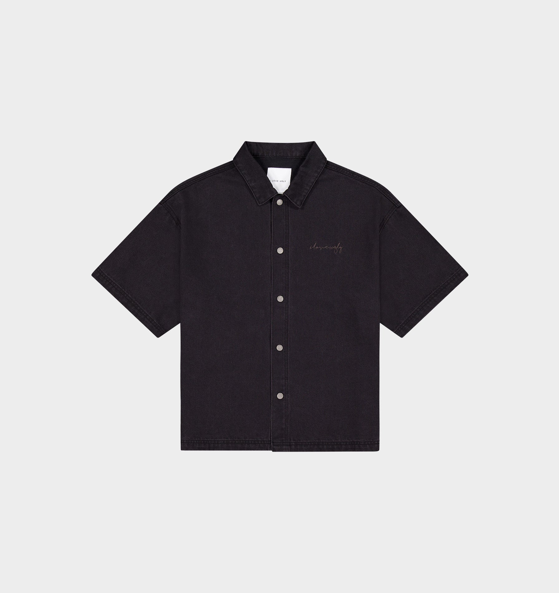 Kai Denim SS Shirt - Light Vintage Black