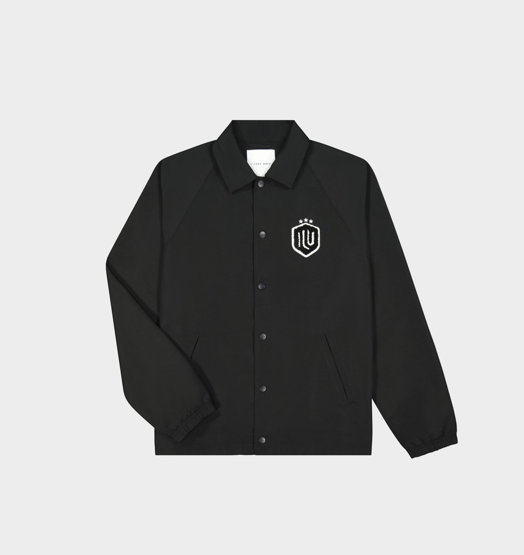 Football Coaches Jacket - Black