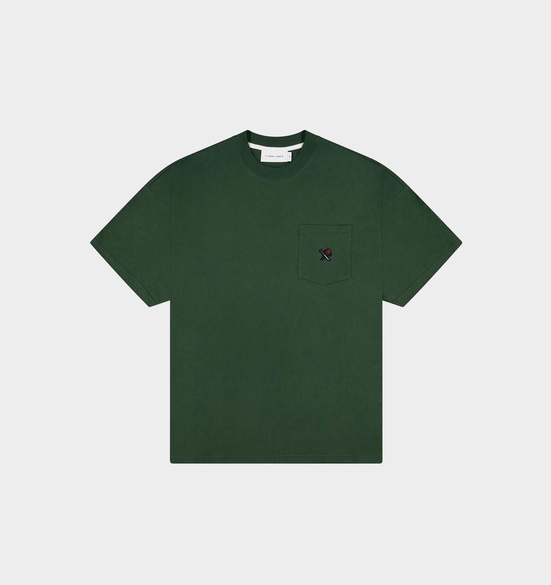 Pocket Box Tee - Forest Green