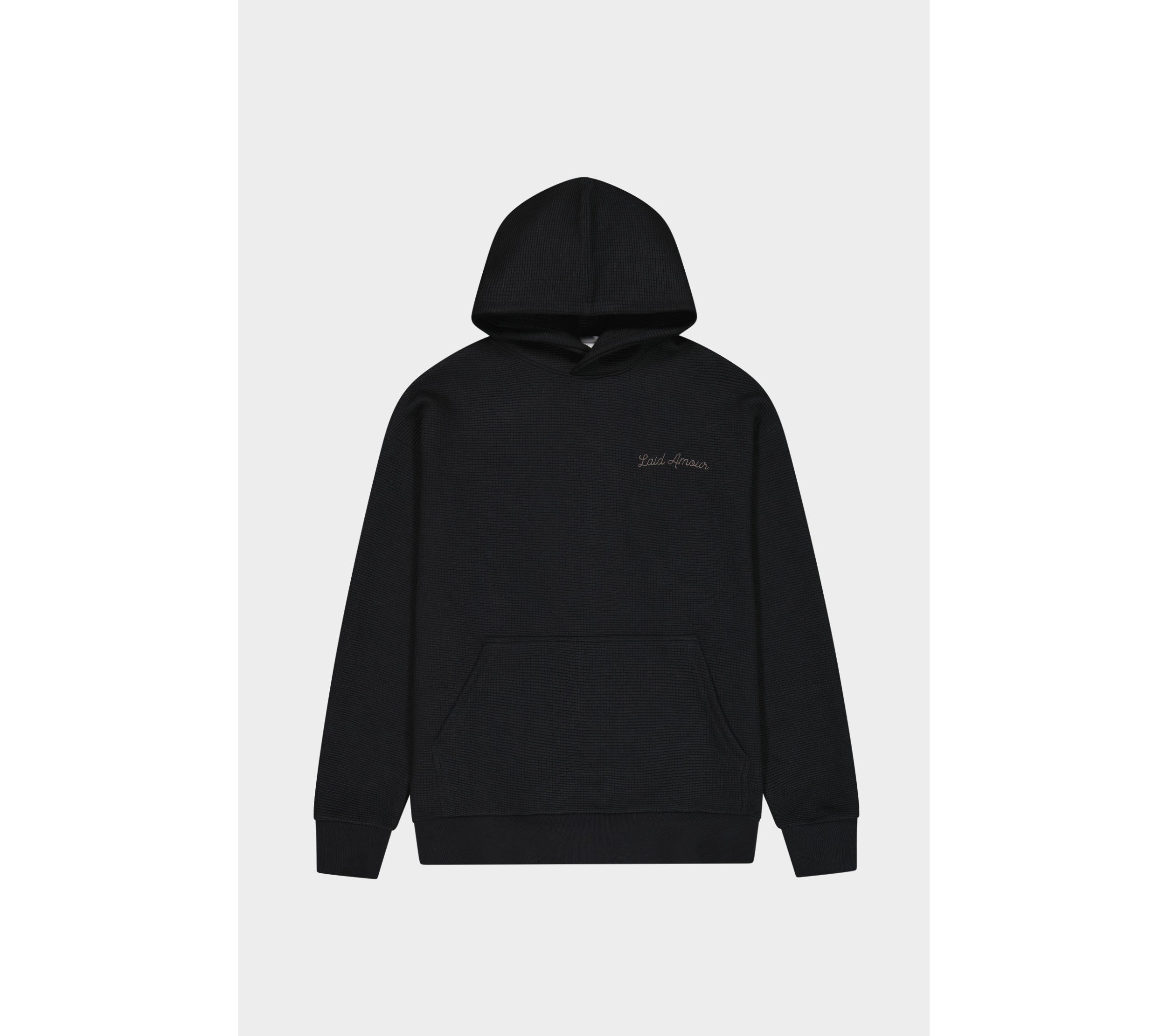 Textured Box Hood - Black