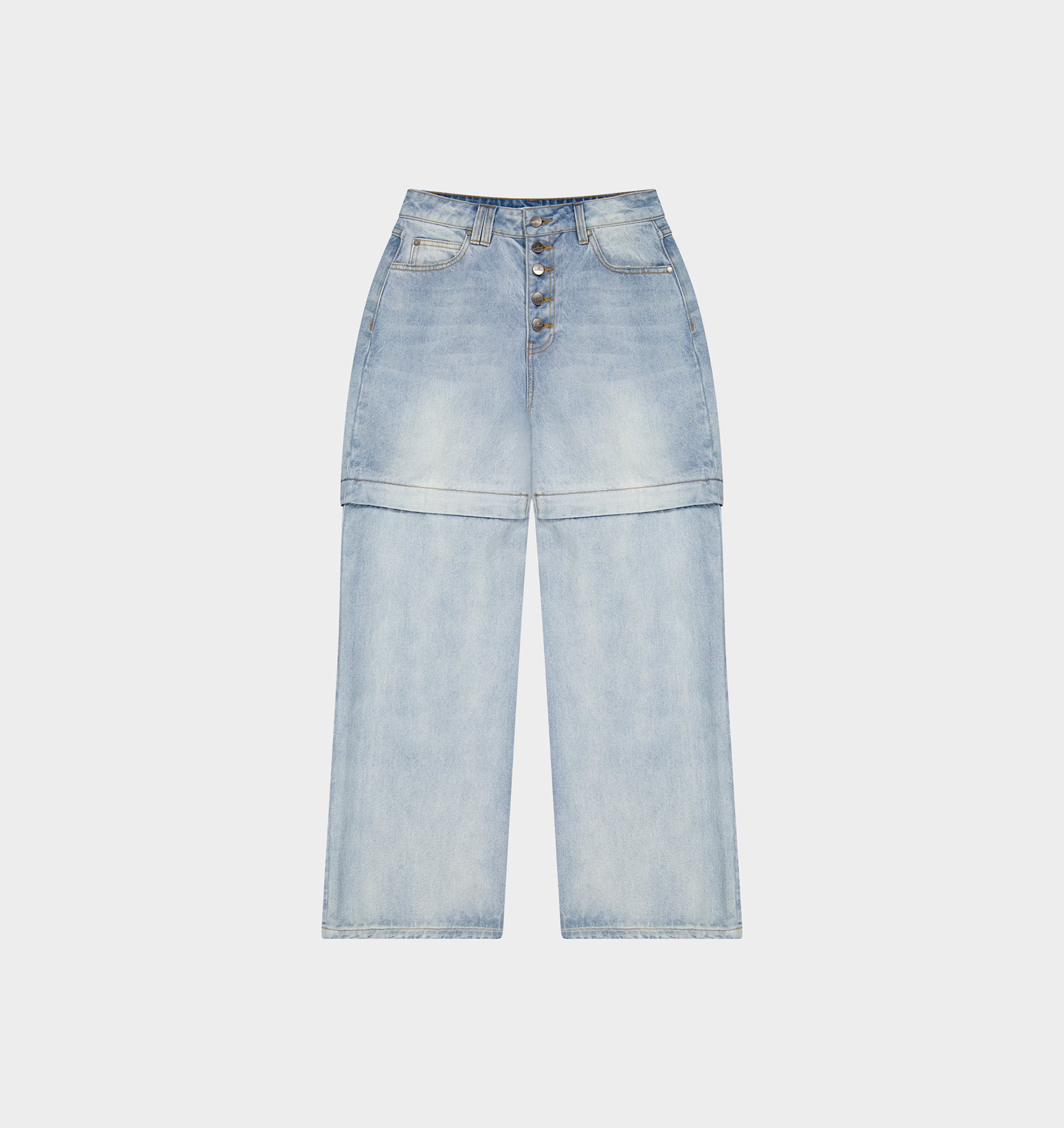 Convertible Denim - Washed Vintage Blue