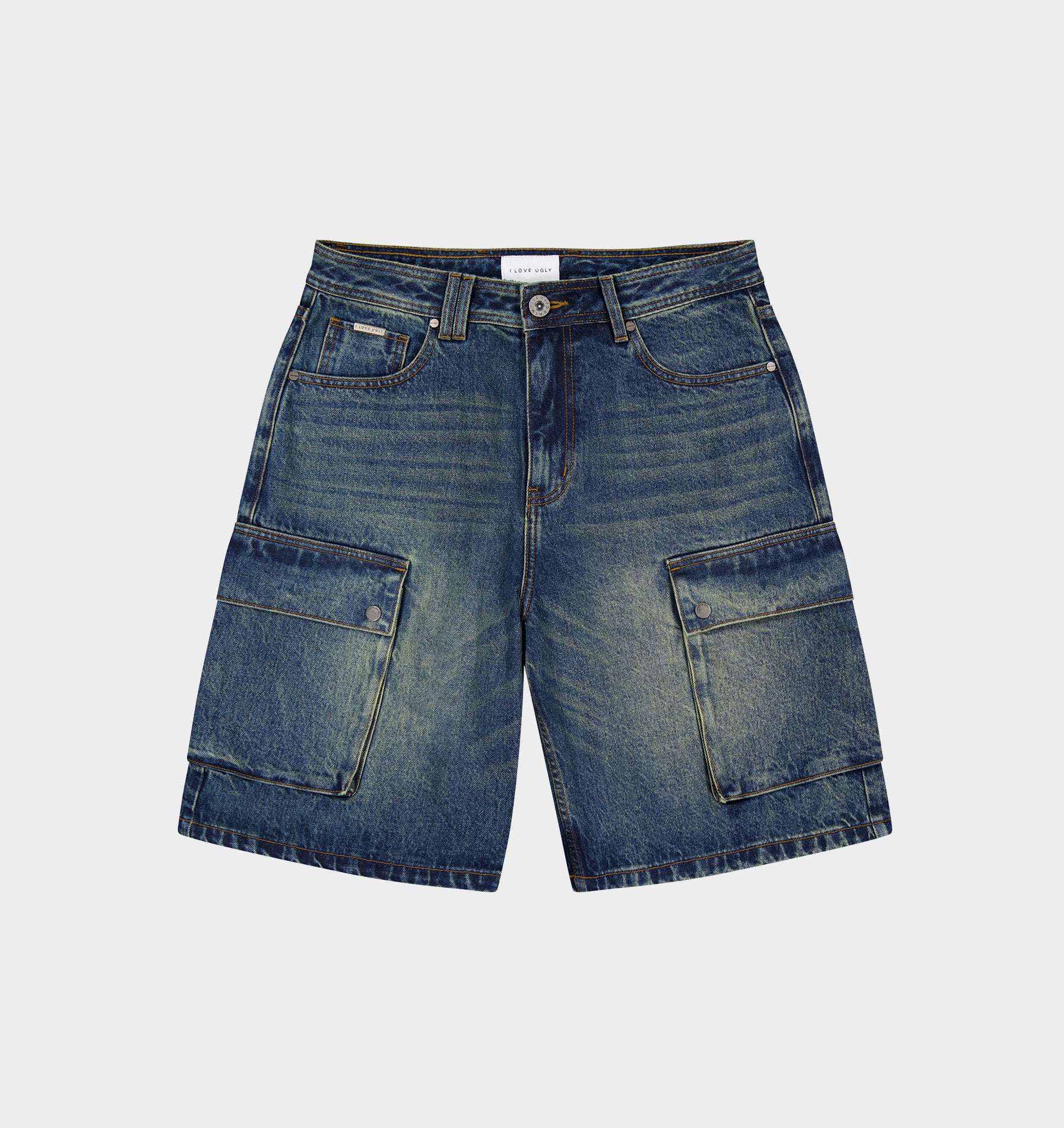 Bronson Cargo Short - Aged Indigo