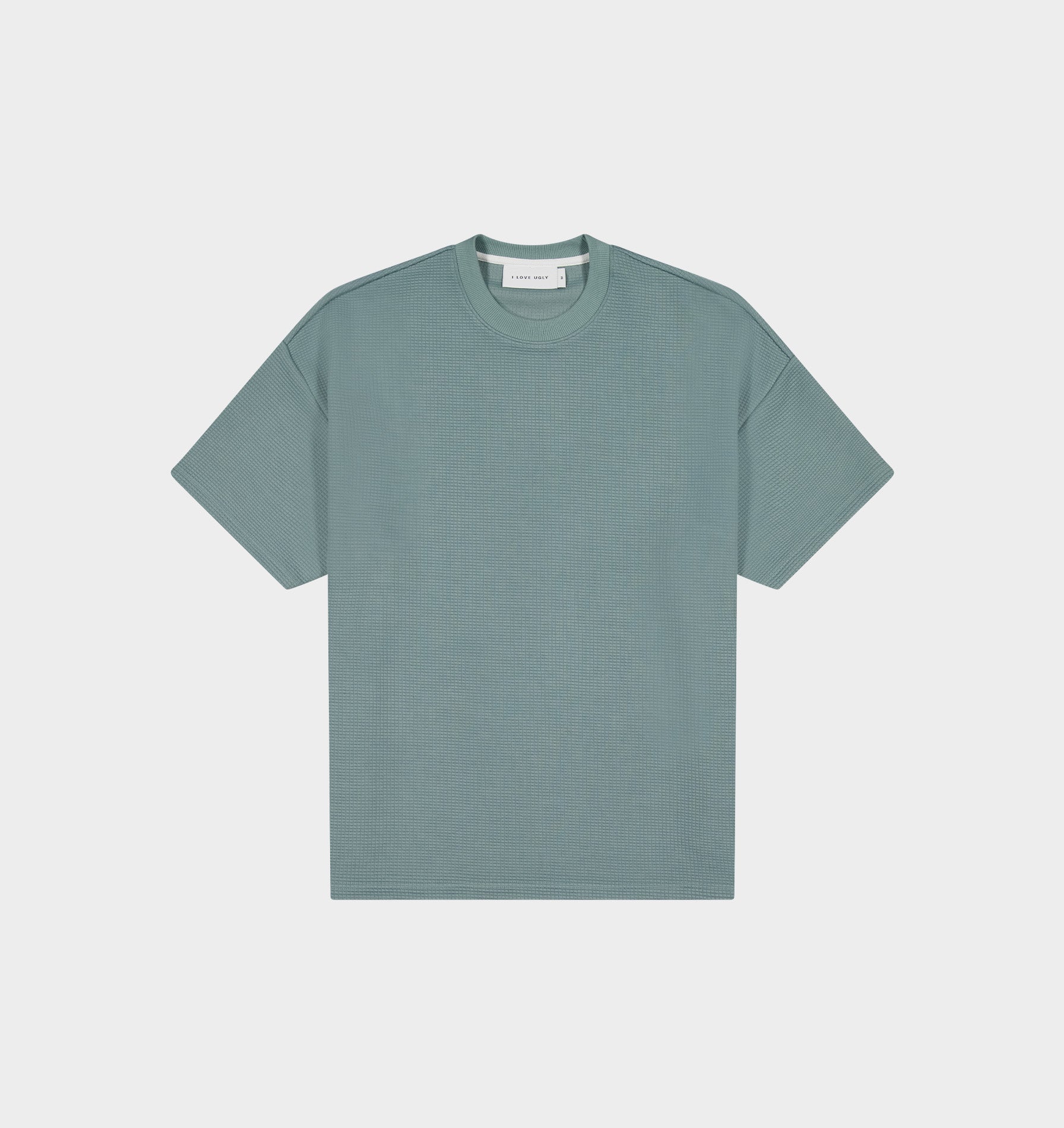 Textured Heavy Box Tee - Foam Grey