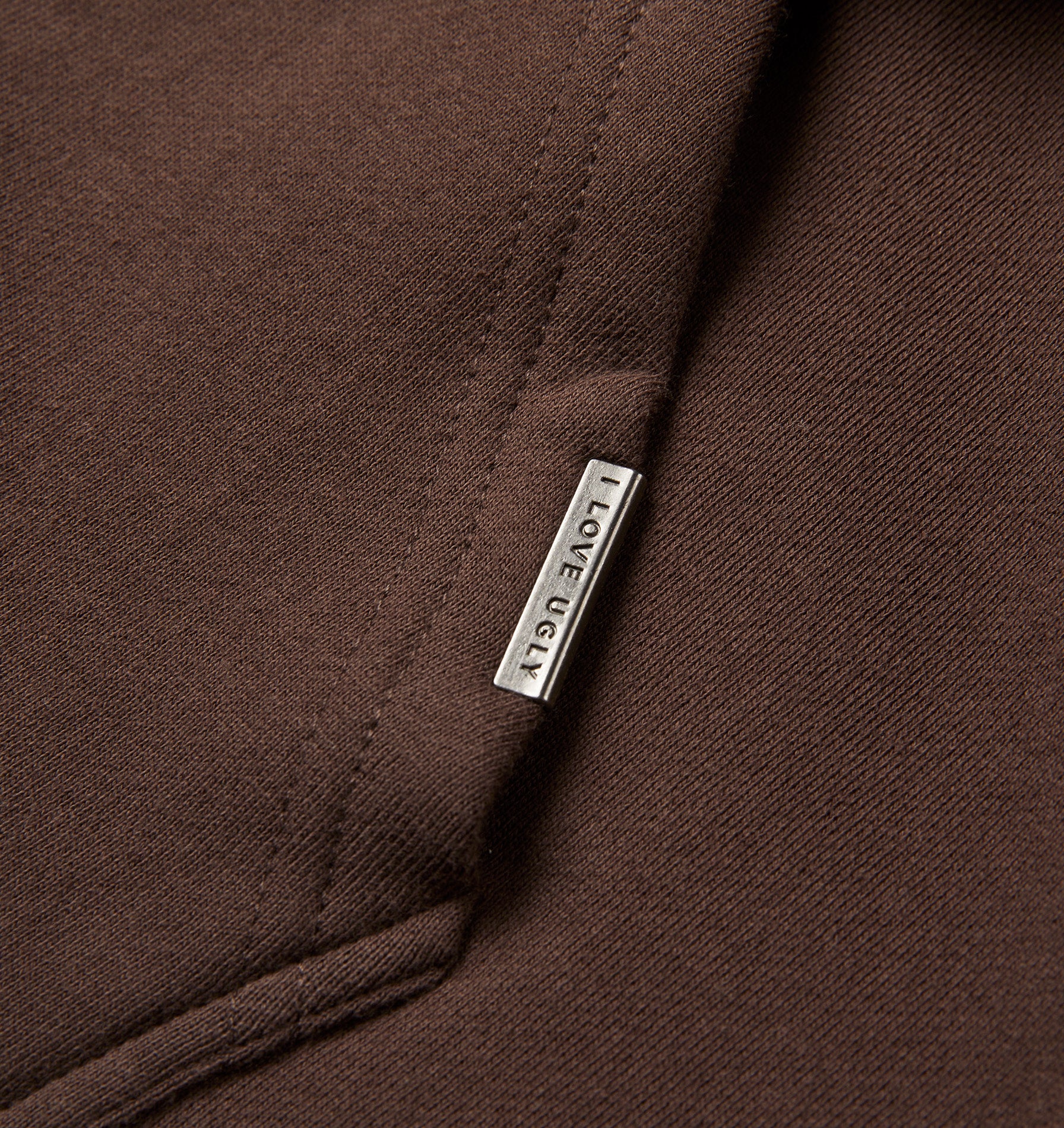 Zip Up Box Hood - Espresso