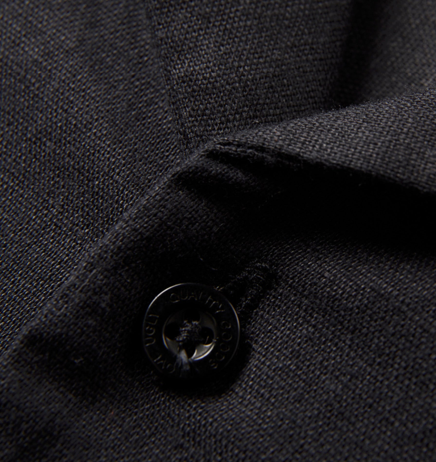 Linen Cuban Collar SS Shirt - Black