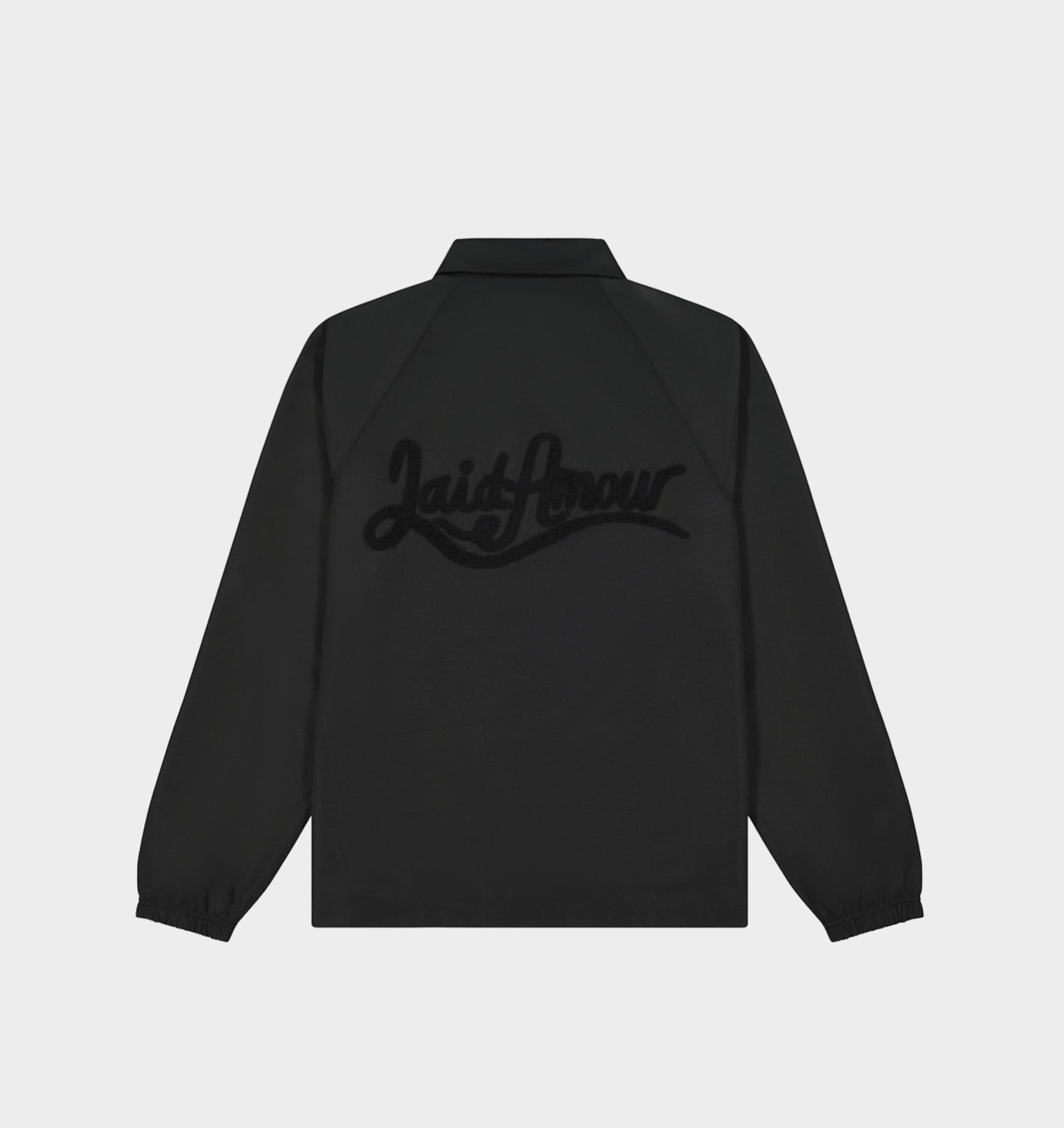 Football Coaches Jacket - Black