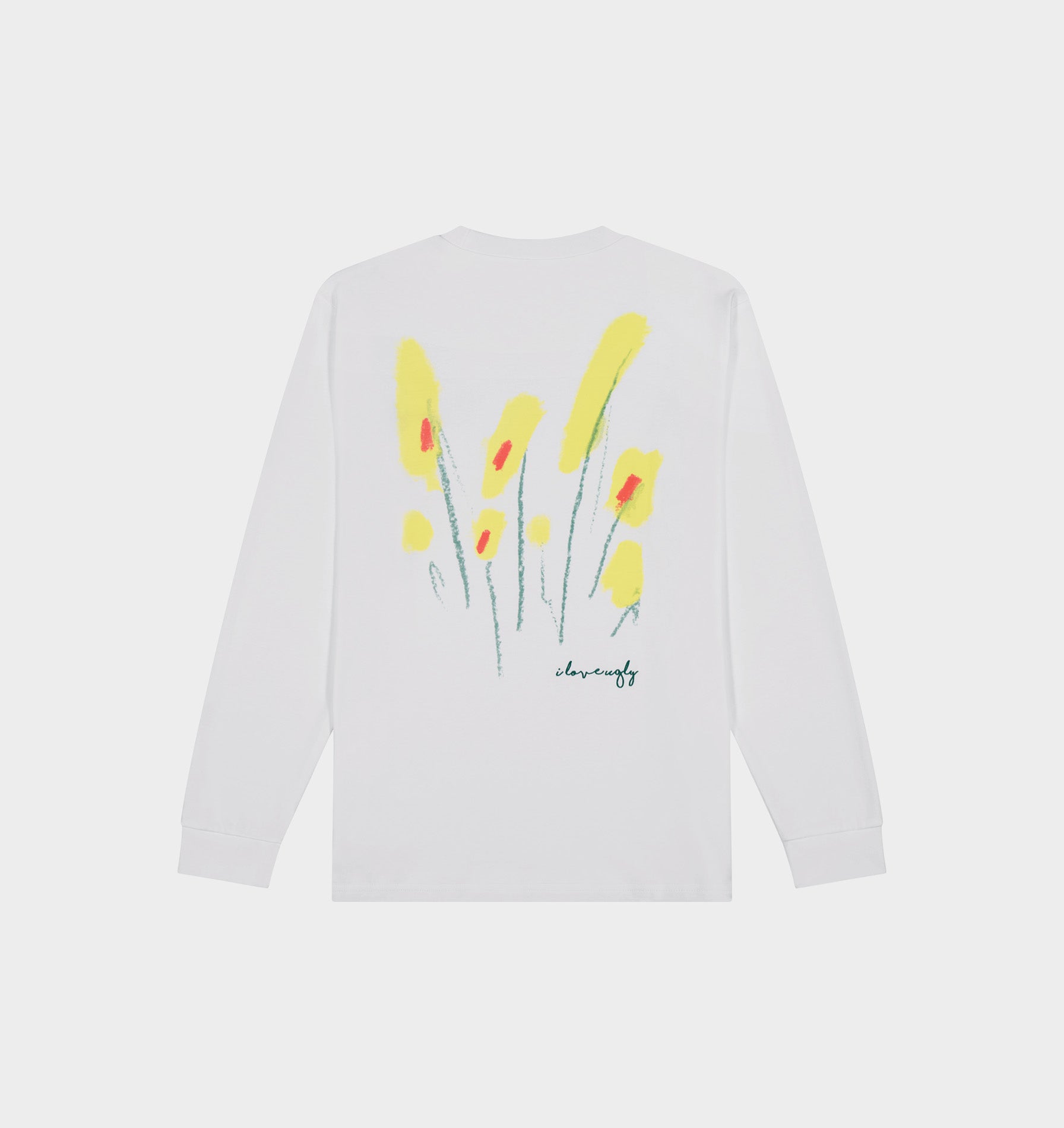 Vivs Flower LS Tee - White