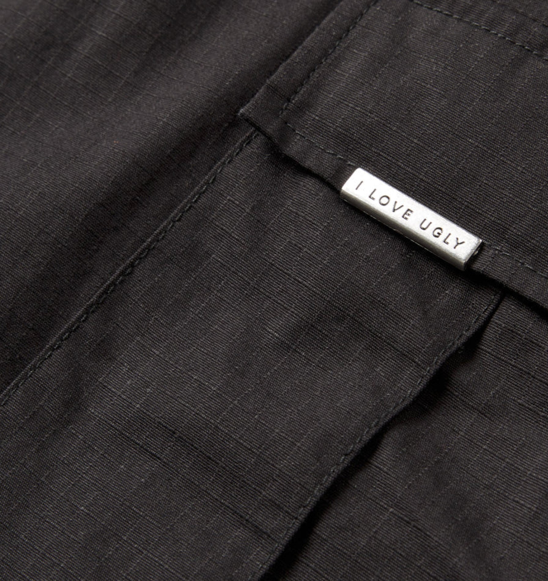 Straight Cargo Pant - Black