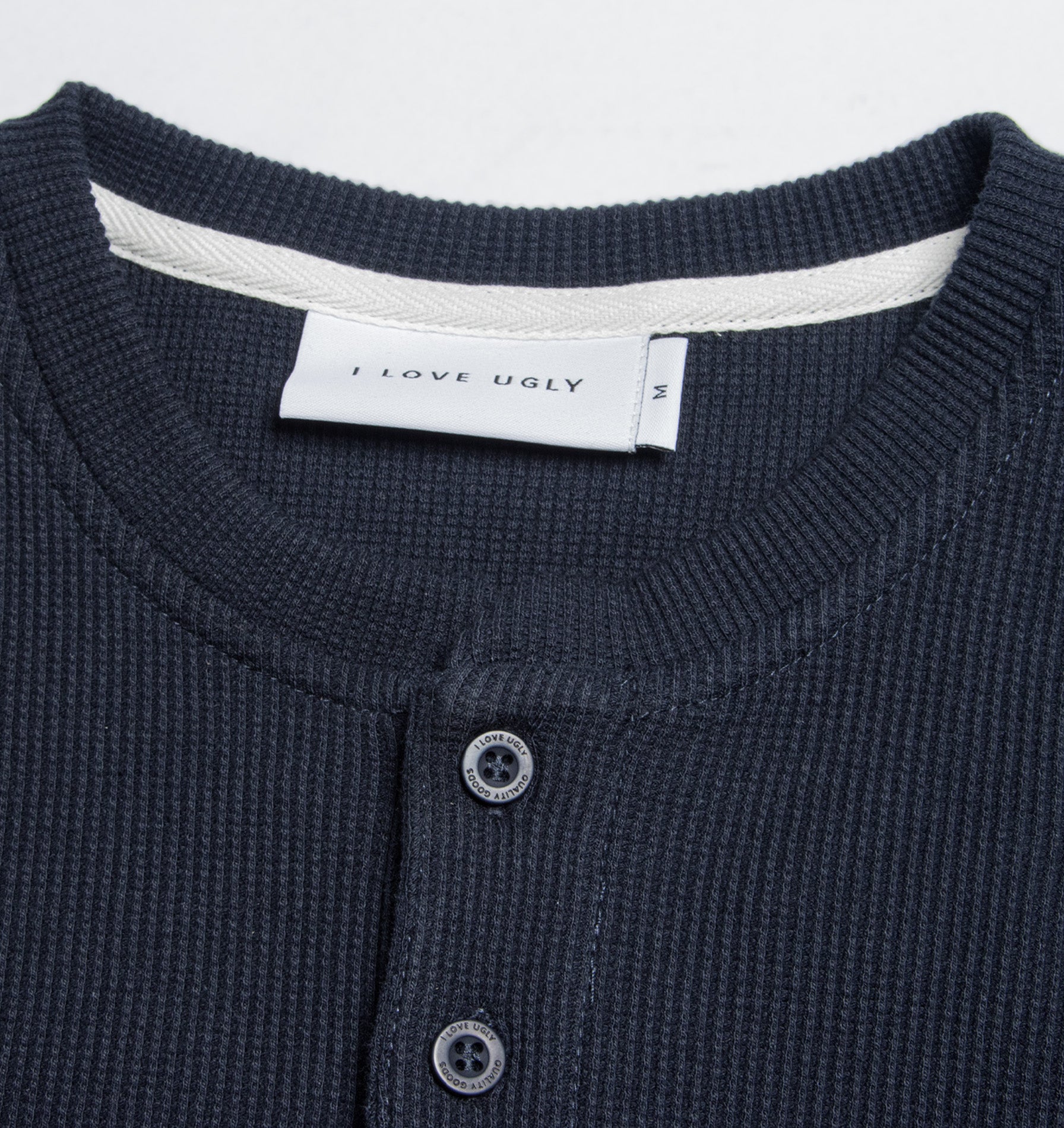 Henley LS Tee - Midnight Navy