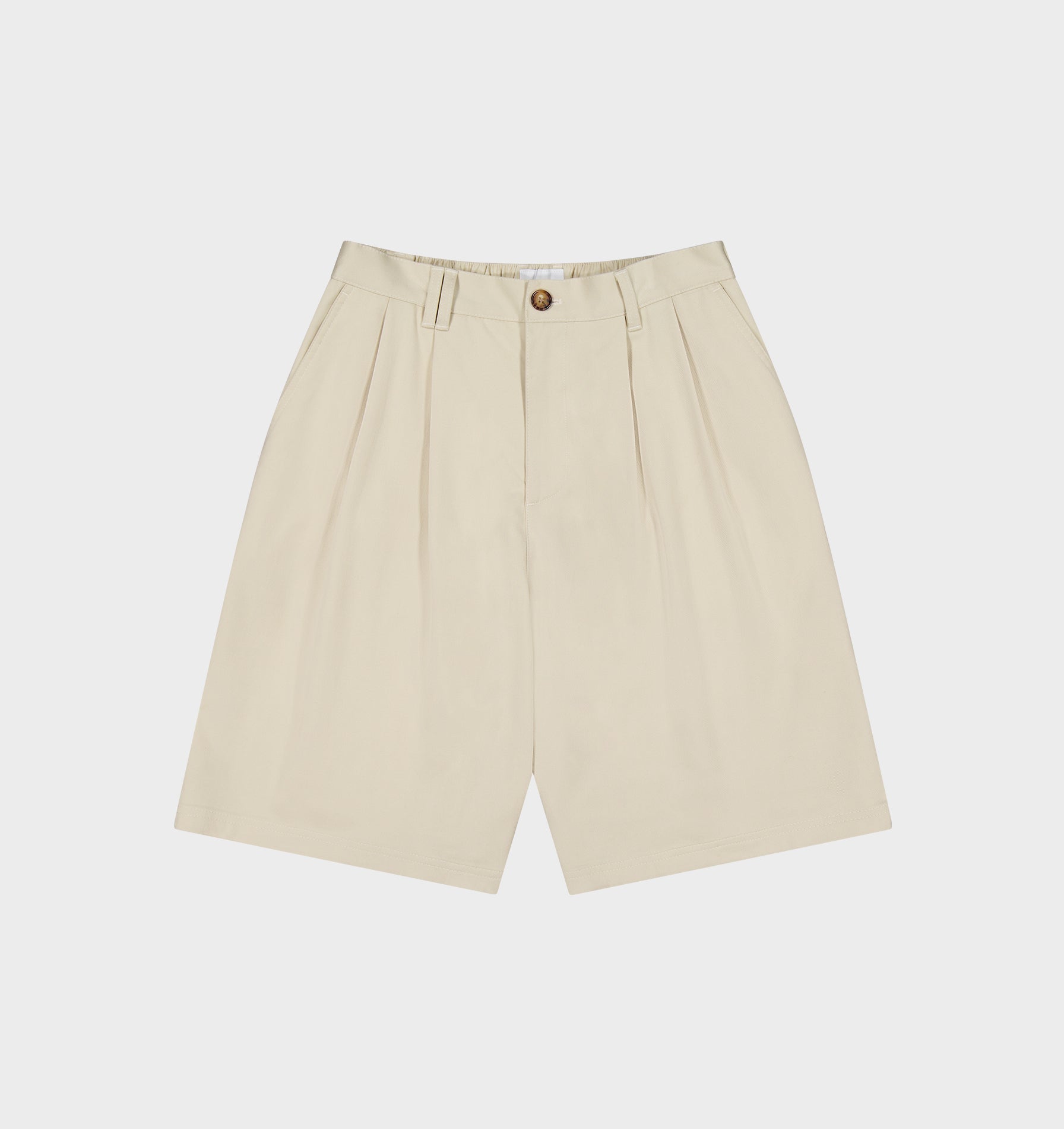 Alby Pleated Short - Bone