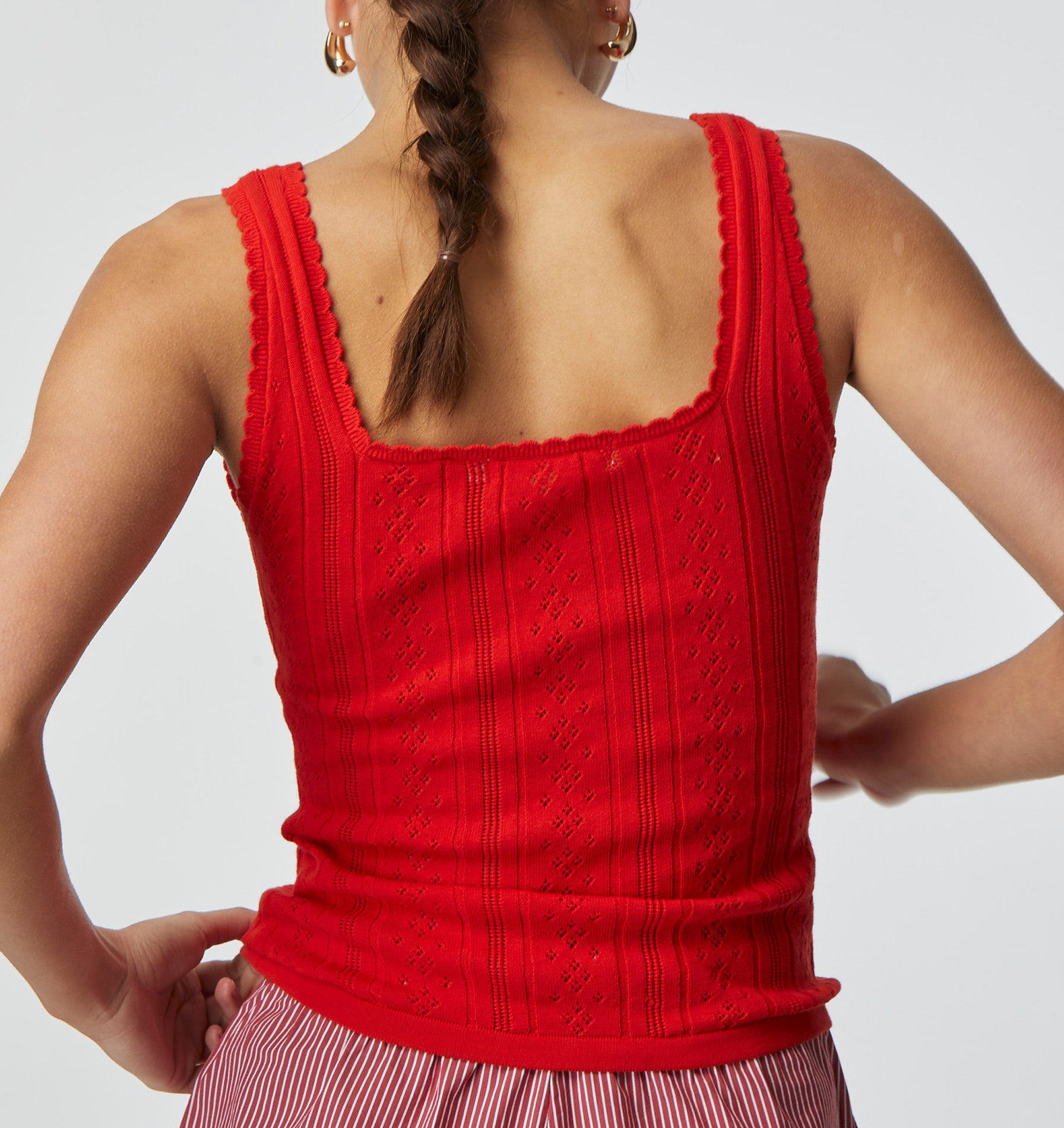 Sawyer Knit Top - Red