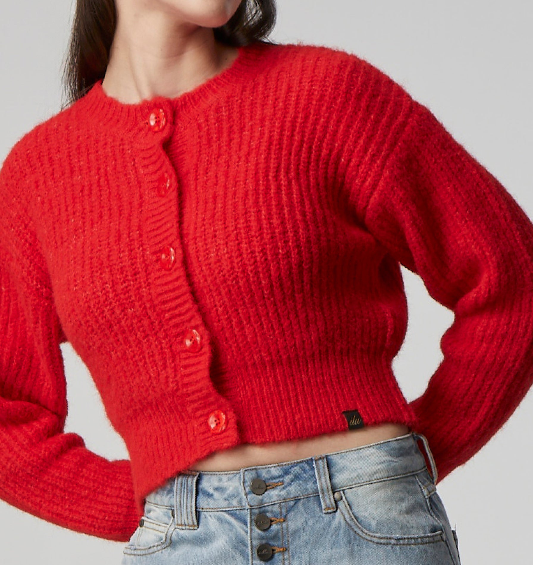 Alaina Cardigan - Red