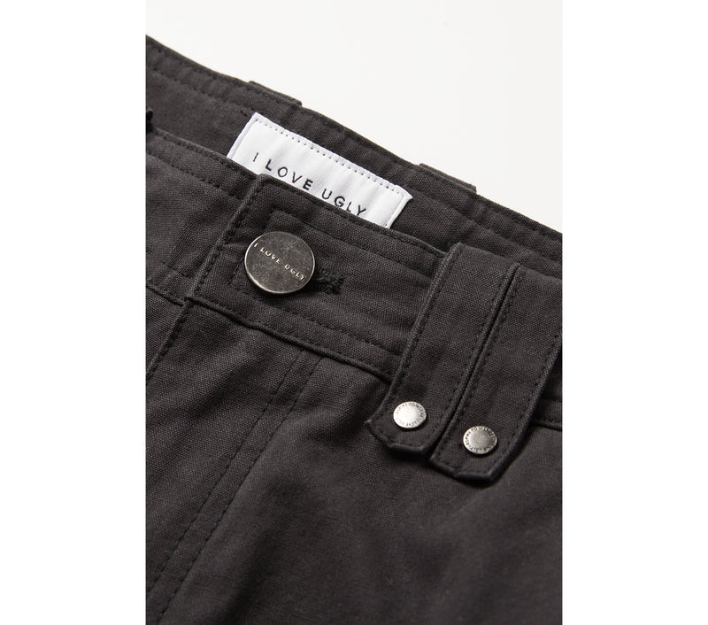 Okano Cargo Pant - Washed Black – I Love Ugly NZ