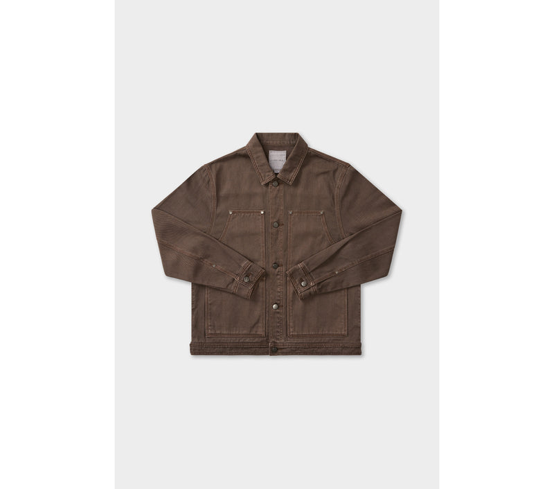 Carpenter Jacket - Washed Brown – I Love Ugly NZ